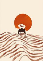 Plakat 70x100cm Chill Minimalistyczny , Wnętrza Styl Skandynawski, Boho