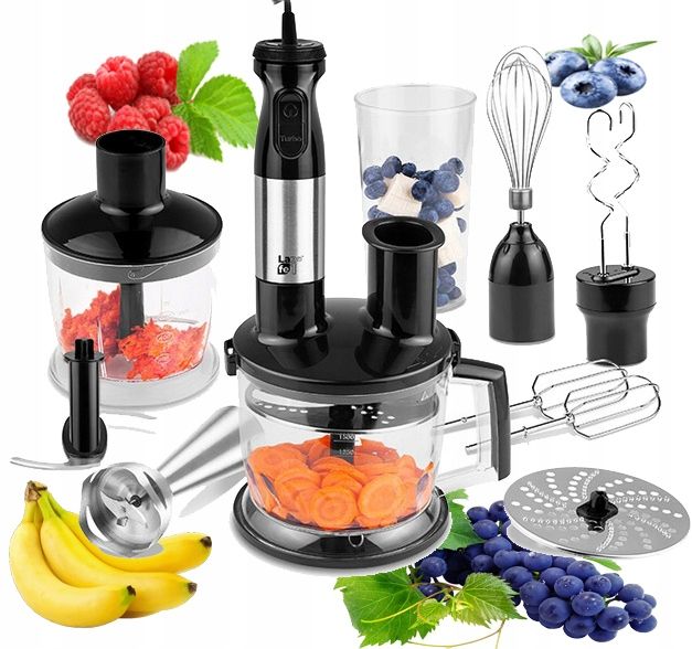 BLENDER RĘCZNY WIELOFUNKCYJNY MALAKSER 2 TARCZE zdjęcie 1