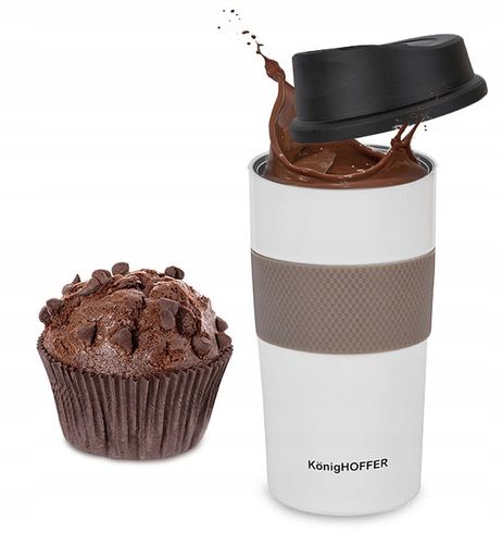 KONIGHOFFER ELLIOT KUBEK TERMICZNY 440ml BIAŁY na Arena.pl