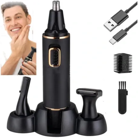 TRYMER GOLARKA DO NOSA USZU BRODY WŁOSÓW ZAROSTU 3w1 MOCNY USB PODSTAWKA na Arena.pl