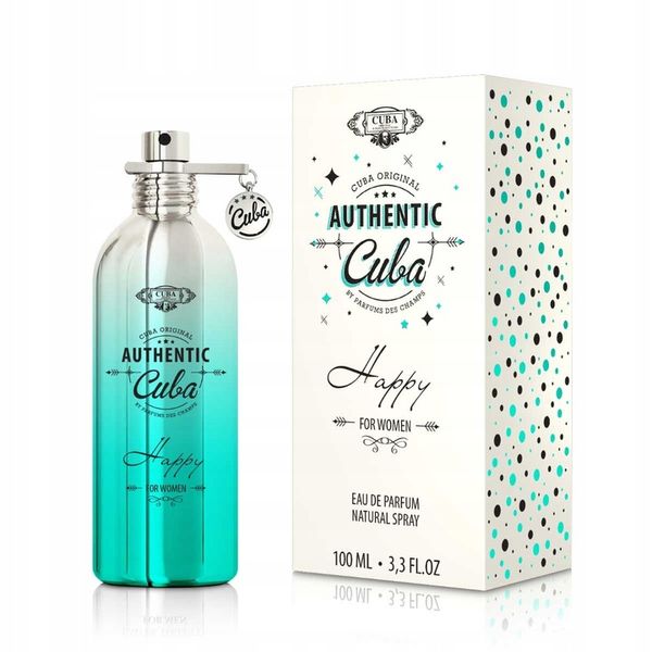 CUBA AUTHENTIC EDP WOMAN HAPPY 100ML zdjęcie 1