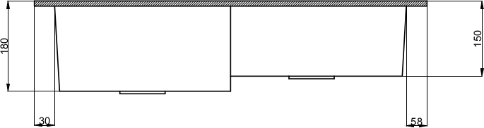Zlewozmywak 2 komorowy EVOLUTION grafit + bateria NOON zdjęcie 6