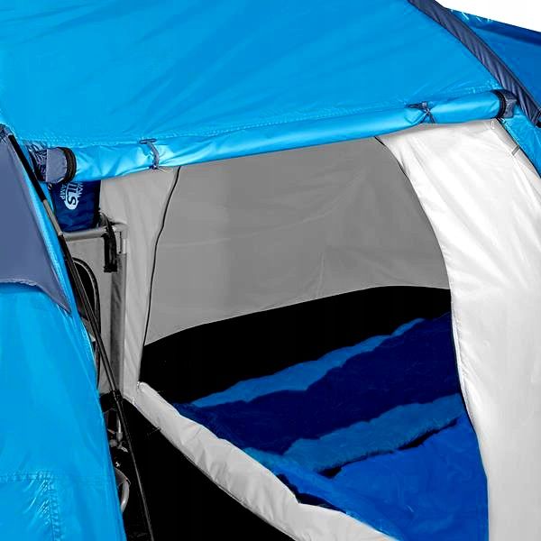 Namiot Turystyczny Kempingowy 4 Osobowy Wodoodporny Tropik Dwa Wejścia zdjęcie 2