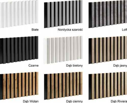 LAMELE ŚCIENNE DĄB WOTAN NA FILCU CZA 510x2750mm na Arena.pl