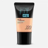 maybelline fit me matte+poreless 220 natural beige - podkład matujący