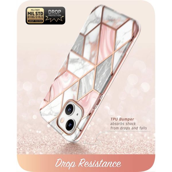 supcase cosmo iphone 14 plus / 15 plus marble zdjęcie 6