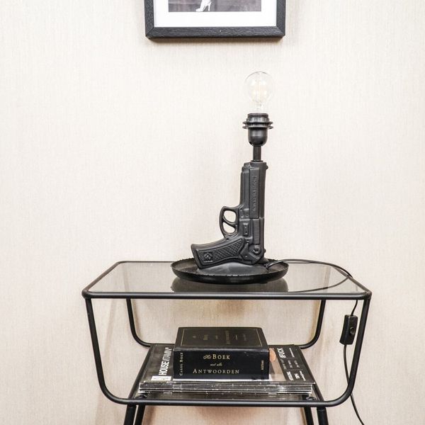 Lampka nocna Gun czarna zdjęcie 2