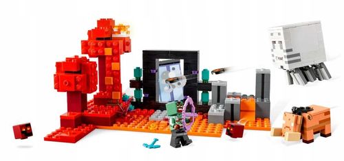21255 - lego minecraft - zasadzka w portalu do netheru na Arena.pl