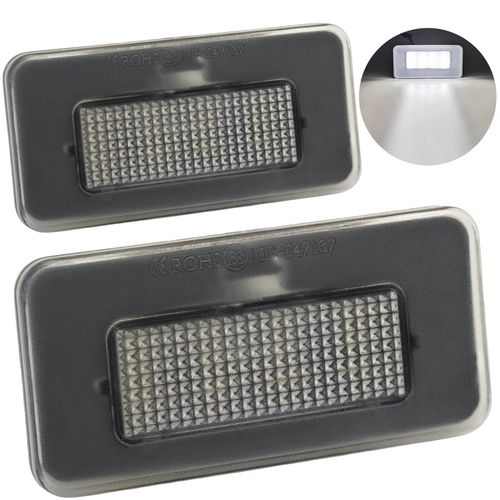 Tesla model S, X, lampki tablicy rejestracyjnej LED 500lm, 2szt na Arena.pl