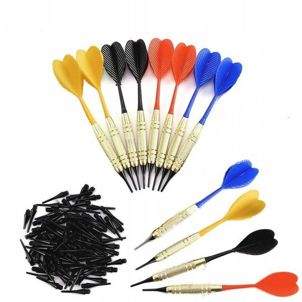 Dart Lotki Rzutki - Zestaw 12 Sztuk Rzutek Lotek Do Darta - 4 Kolory zdjęcie 1