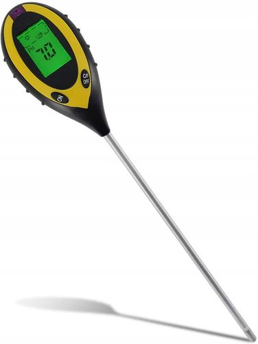 KWASOMIERZ MIERNIK TESTER OGRODNICZY PH GLEBY ZIEMII TEMPERATURA WILGOTNOŚĆ na Arena.pl