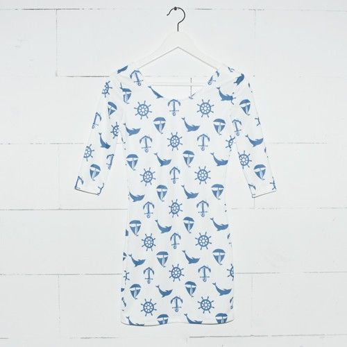 SUKIENKA MIDSLEEVE MARINE WHITE na Arena.pl