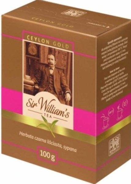SIR WILLIAMS 100g Ceylon Gold Liść zdjęcie 1