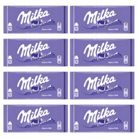 MILKA CZEKOLADA ALPINE MILK 8x100G