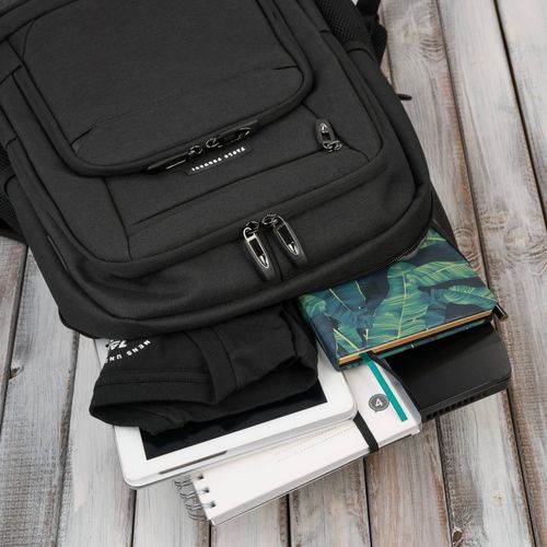 plecak na laptopa podróżny do biura wielofunkcyjny czarny na Arena.pl