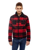 WRANGLER WOOL SHERPA JACKET RED W4D2SGX47 S