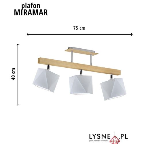 Lampa plafonowa MIRAMAR na Arena.pl