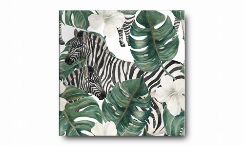 OBRAZ NA PŁÓTNIE 120 Zebry 30x30cm na Arena.pl