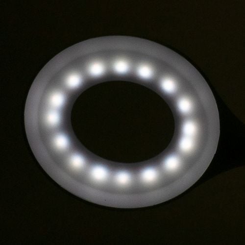 Lampka ring led snake na biurko biała na Arena.pl