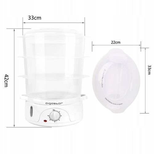 Aigostar Fitfoodie 30CFO 800W - Parowar do gotowania na Arena.pl