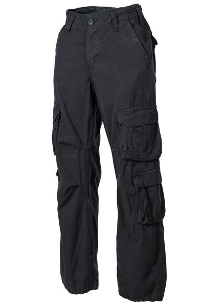 Spodnie Cargohose "Defense" czarne zdjęcie 1