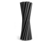 słomki wielokrotnego użytku, czarne, 7,5 x 190 mm 200 szt. rw-cz02