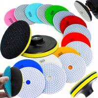 ZESTAW TARCZE DIAMENTOWE DO SZLIFOWANIA POLEROWANIA GRESU CERAMIKI SPIEKU