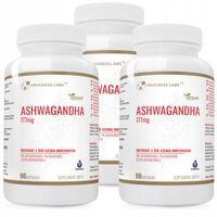 Ashwagandha 777mg SILNY EKSTRAKT 9% POKONAJ STRES I ZMĘCZENIE ADAPTOGEN 270