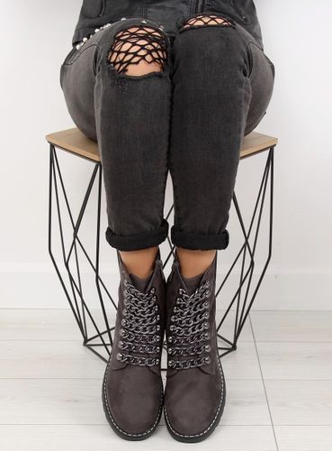 Botki workery szare 061-27-1 GREY - 41 na Arena.pl
