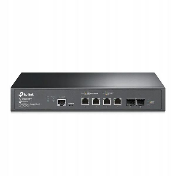 TP-Link SX3206HPP Omada Switch 6x10Gbit (4xPoE++) zdjęcie 11