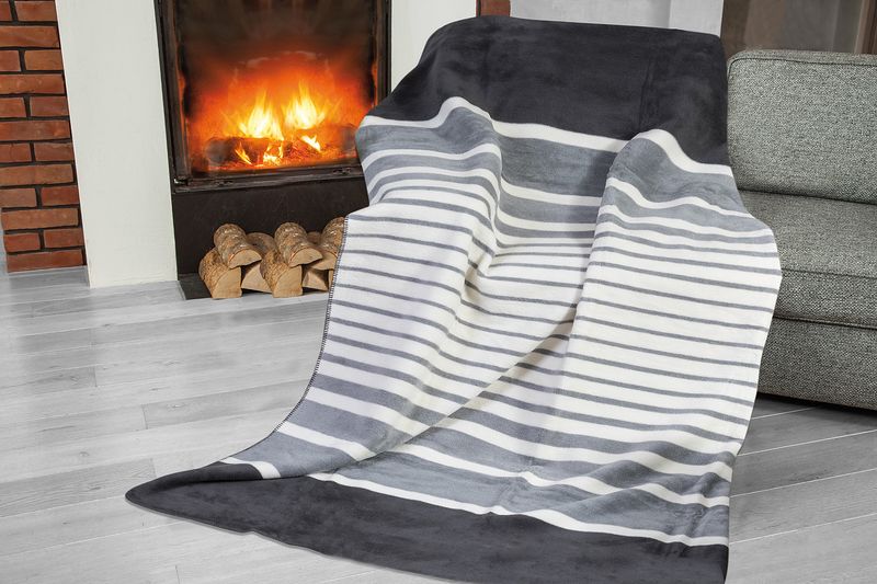 Koc Glamour Simple Stalowy 150x200 Greno zdjęcie 2