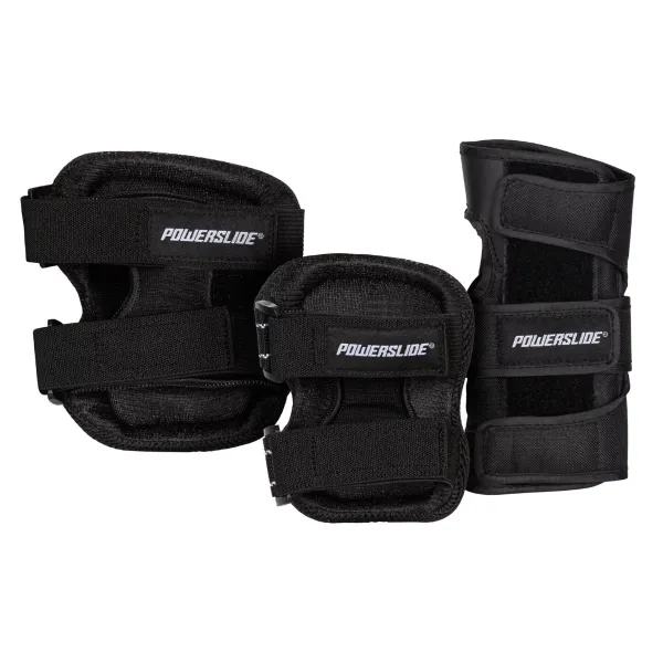 Zestaw 3 Ochraniaczy Powerslide Basic Adult Black L zdjęcie 3