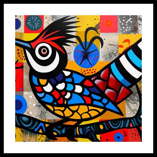 Plakat 50x50cm Ptak Na Wznak zdjęcie 3