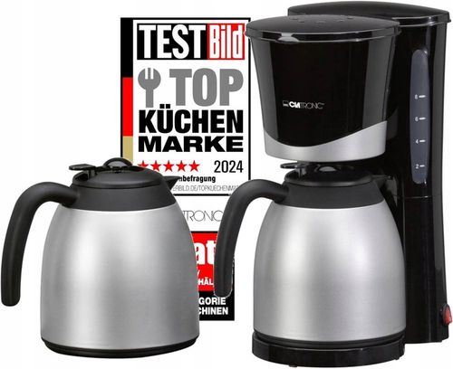 EKSPRES Z TERMOSEM DO KAWY PRZELEWOWY BIUROWY CLATRONIC KA(CZARNY) na Arena.pl