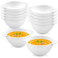 12x BULIONÓWKA SONIA 500ML OPALOWA Z UCHWYTAMI MISKA OBIADOWA DO ZUPY KREMU