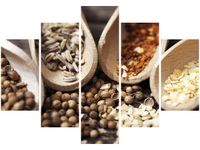 105CM 150CM OBRAZ 5 ELEM SZCZYPTA SMAKU DRUK