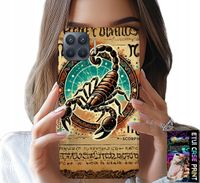 ETUI DO OPPO RENO 4 LITE - SKORPION ZNAK ZODIAKU ASTRONOMIA + FOLIA