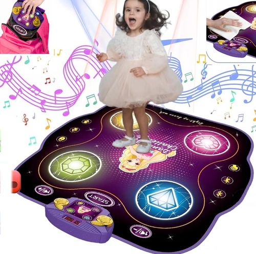 MATA MUZYCZNA DO TAŃCZENIA 9 TRUDNOŚCI LED ZABAWKA BLUETOOTH DZIECI GRA na Arena.pl