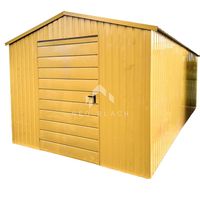 Schowek - Domek Ogrodowy 3,5x6m Drzwi - Piaskowy - Dach Dwuspadowy NB137