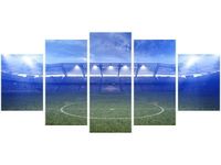 70CM 150CM OBRAZ 5 ELEM STADION ŚCIENNY