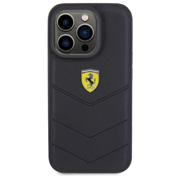 Etui Ferrari do iPhone 15 Pro, Czarny zdjęcie 3