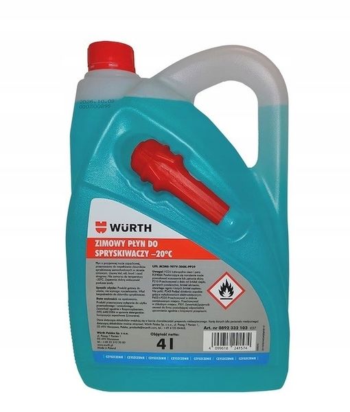 Zimowy płyn do spryskiwaczy -20C 4L zdjęcie 1