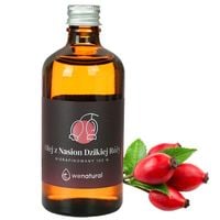 Olej z Dzikiej Róży 100ml Wenatural - na trądzik przebarwienia naczynkowa