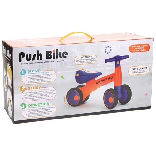 Rowerek Biegowy Pchacz Chodzik Jeździk - czerwony na Arena.pl