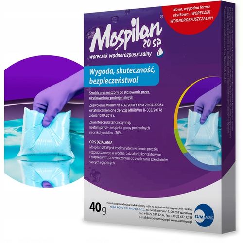 Mospilan 20SP 40g SUMI AGRO acetamipryd, stonka, mszyca, opuchlak, na Arena.pl
