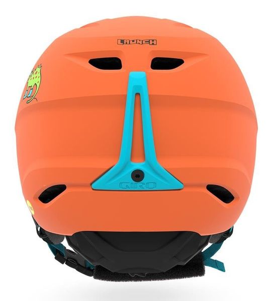 Kask zimowy GIRO LAUNCH matte deep orange dinosnow roz. XS (48.5-52 cm) (DWZ) zdjęcie 4