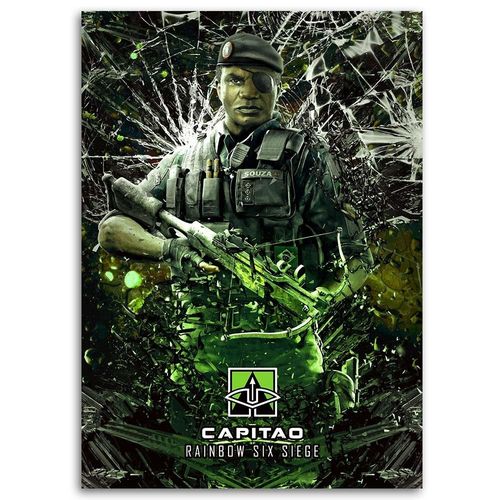 Obraz na płótnie – Canvas, Postać żołnierza 50x70 na Arena.pl