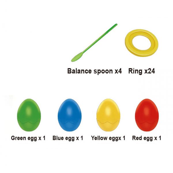 WOOPIE Gra Zręcznościowa Balansujące Jajka zdjęcie 7