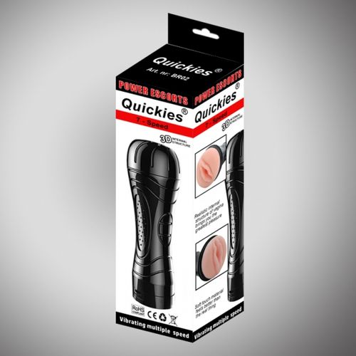 quickies black vibrating masturbator na Arena.pl