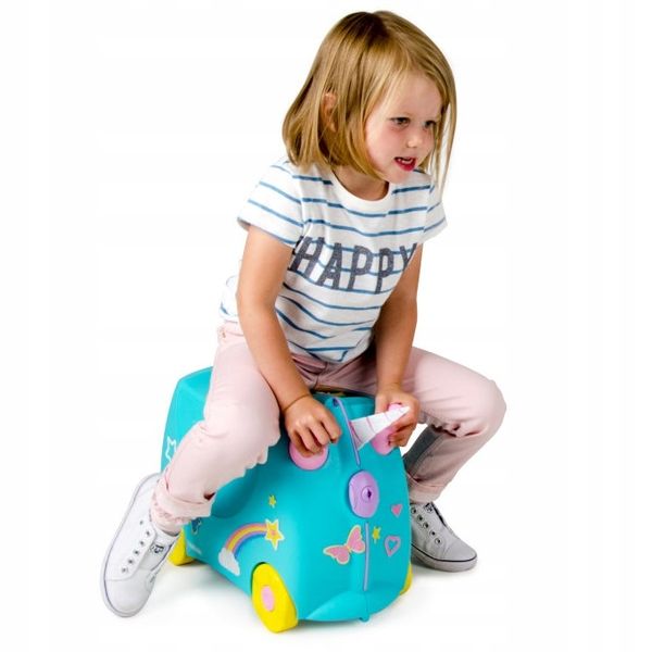 TRUNKI JEŻDŻĄCA WALIZECZKA JEŹDZIK 2w1 WALIZKA DLA DZIECKA zdjęcie 13